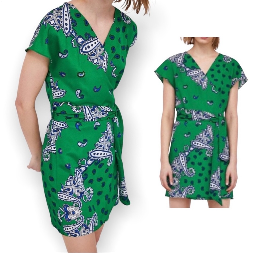 Zara wrap dress